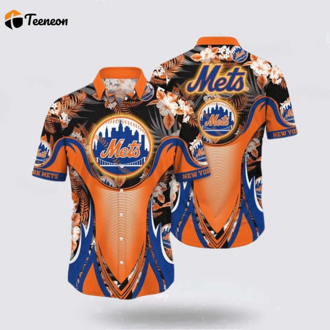 Mlb New York Mets Hawaiian Shirt The Perfect Combination Of Baseball For Fans 1