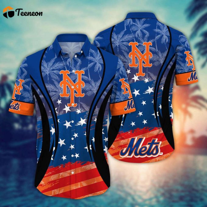 Mlb New York Mets Hawaiian Shirt Vibrant Aloha For Cool Fans 1