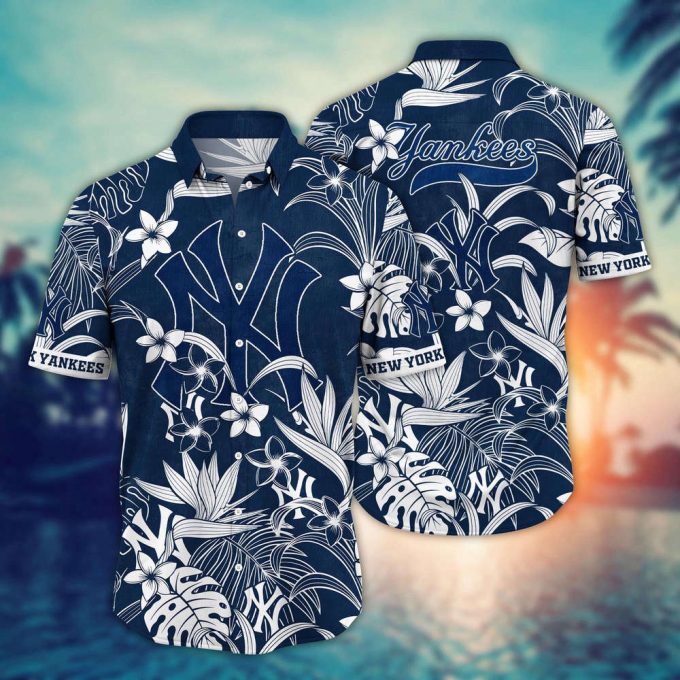 Mlb New York Yankees Hawaiian Shirt Breeze Through Summer Gift For Fans 2