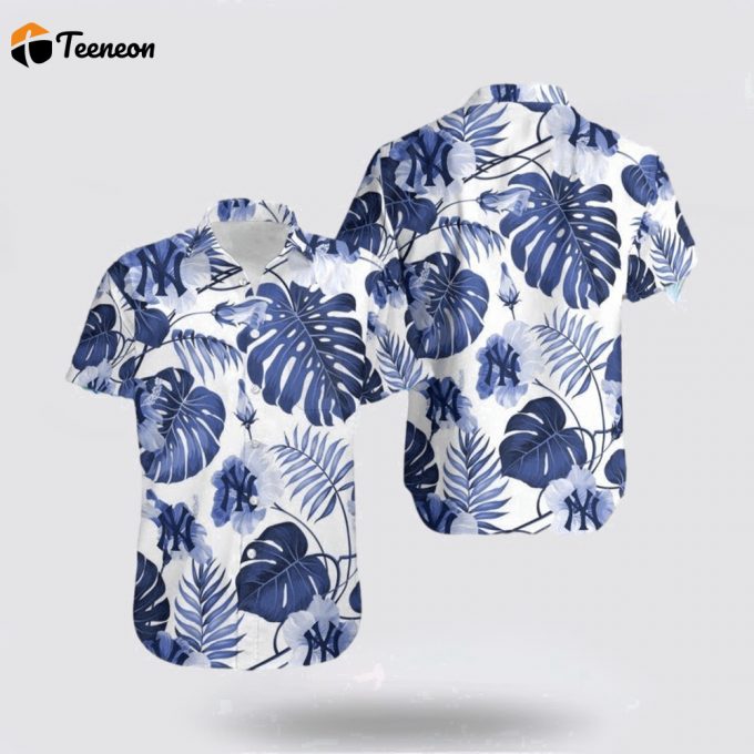 Mlb New York Yankees Hawaiian Shirt Celebrate Summer In Style For Fans 1