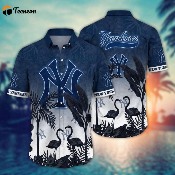 Mlb New York Yankees Hawaiian Shirt Chase The Sunset Gift For Fans 1