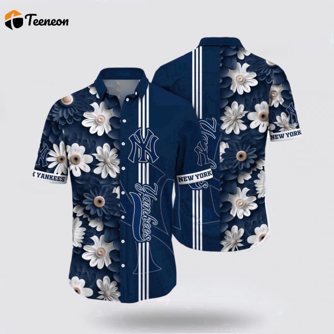 Mlb New York Yankees Hawaiian Shirt Explore Ocean Vibes With The Unique For Fans 1