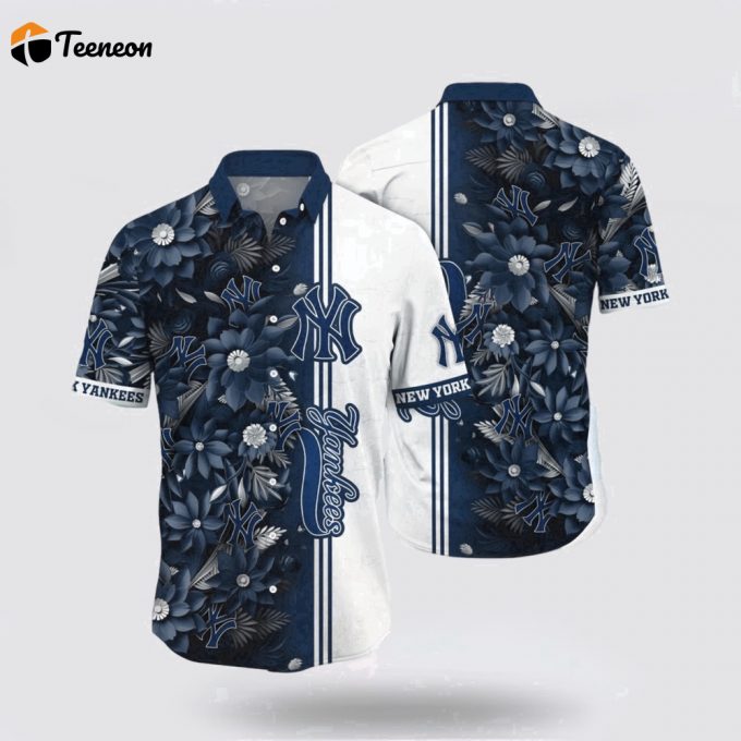 Mlb New York Yankees Hawaiian Shirt From The Tropics To Your Wardrobe For Fans 1