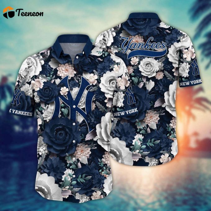 Mlb New York Yankees Hawaiian Shirt Home Run Style For Sport Fan 1