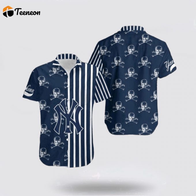 Mlb New York Yankees Hawaiian Shirt Let Your Imagination Run Wild This Summer With Eye-Catching For Fans 1