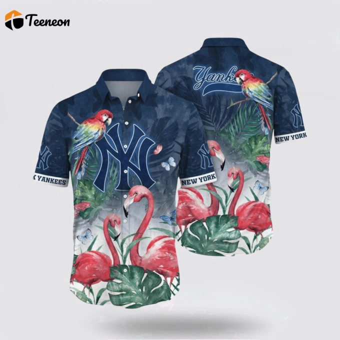 Mlb New York Yankees Hawaiian Shirt Let Your Imagination Soar In Summer With Eye-Catching For Fans 1