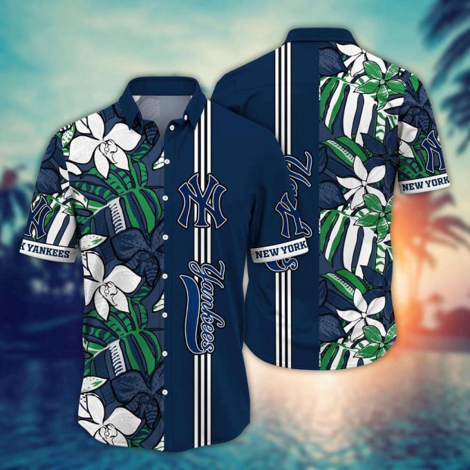 Mlb New York Yankees Hawaiian Shirt Summer Swirl Gift For Fans 2