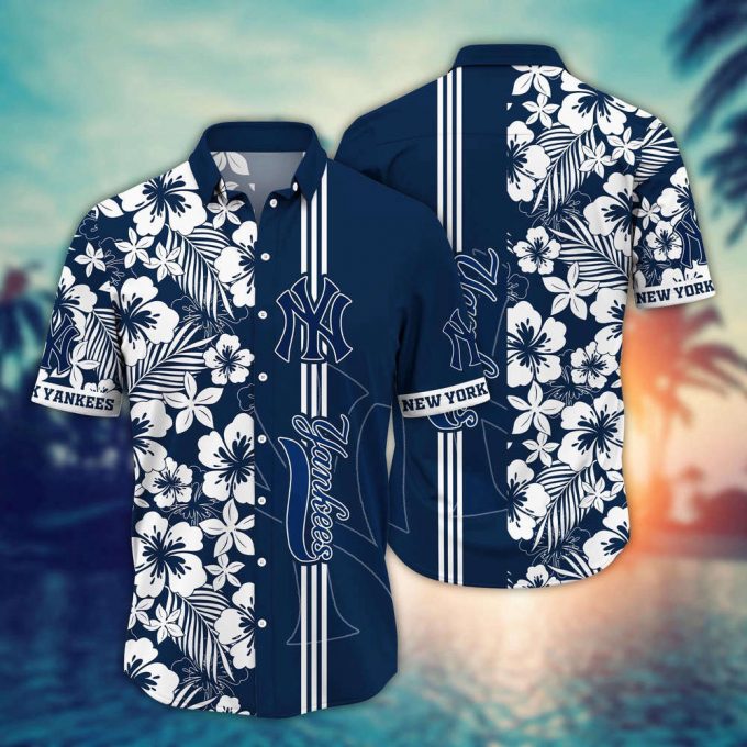 Mlb New York Yankees Hawaiian Shirt Swing Into Summer For Sports Fans 2