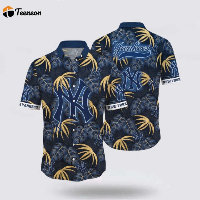 Mlb New York Yankees Hawaiian Shirt Transform The Beach Into A Catwalk For Fans 1