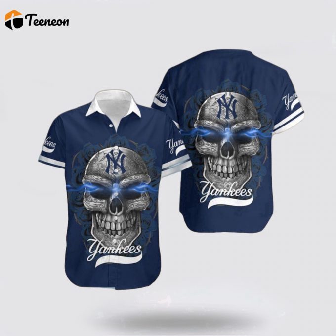 Mlb New York Yankees Hawaiian Shirt Turn The Beach Into A Catwalk With Stylish Coastal Outfits For Fans 1