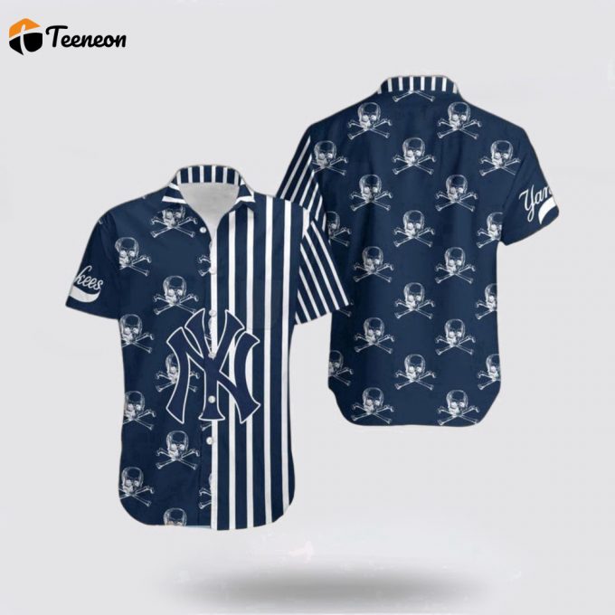 Mlb New York Yankees Hawaiian Shirt Welcome Summer Full Of Energy With Tropical Fashion Outfits For Fans 1