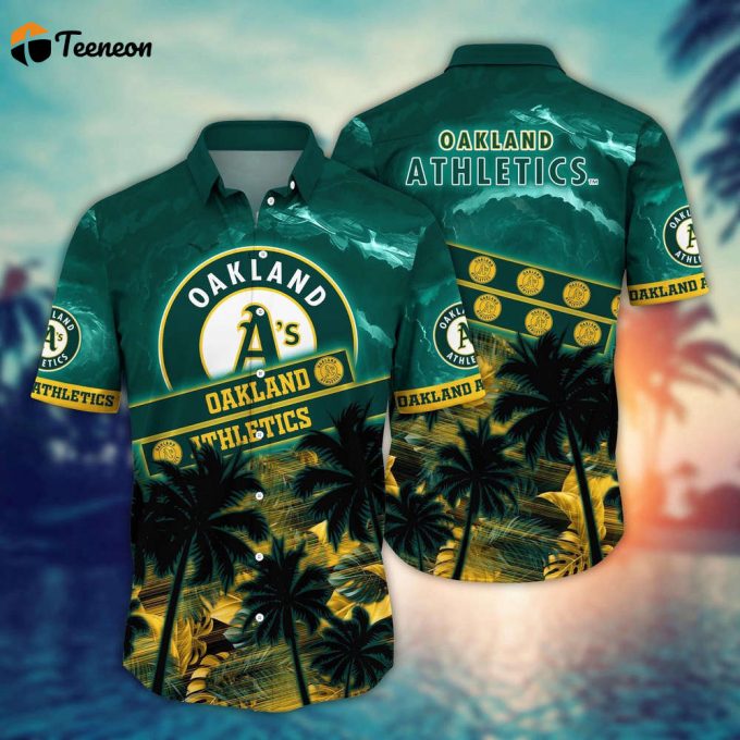 Mlb Oakland Athletics Hawaiian Shirt Aloha Spirit Soars Gift For Fans 1