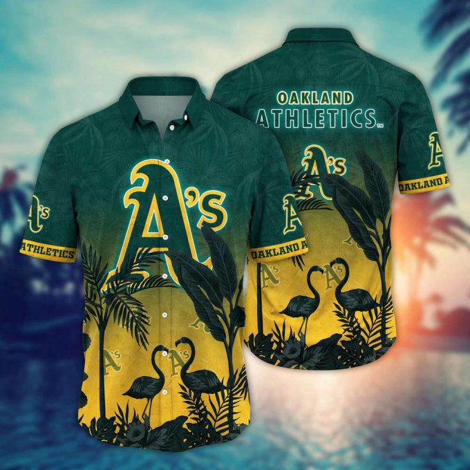 Mlb Oakland Athletics Hawaiian Shirt Chase The Sunset Gift For Fans 2