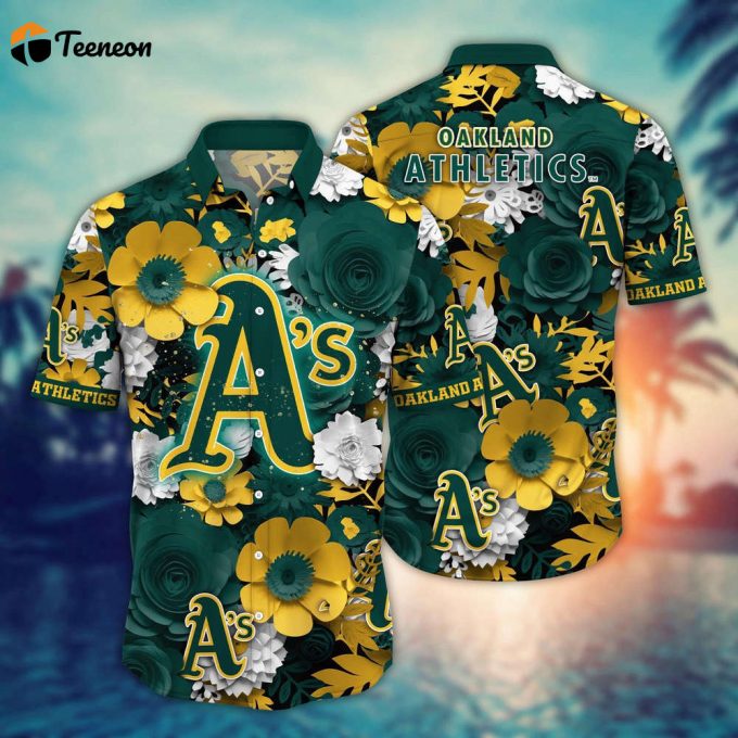 Mlb Oakland Athletics Hawaiian Shirt Diamond Dreams For Sport Fan 1