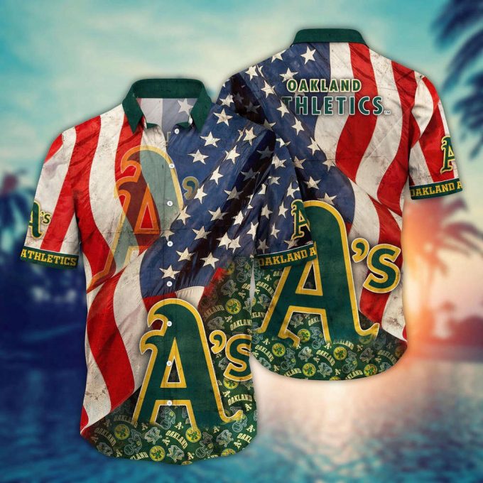 Mlb Oakland Athletics Hawaiian Shirt Flower Swing Into Hawaiianan Chic For Fans 2