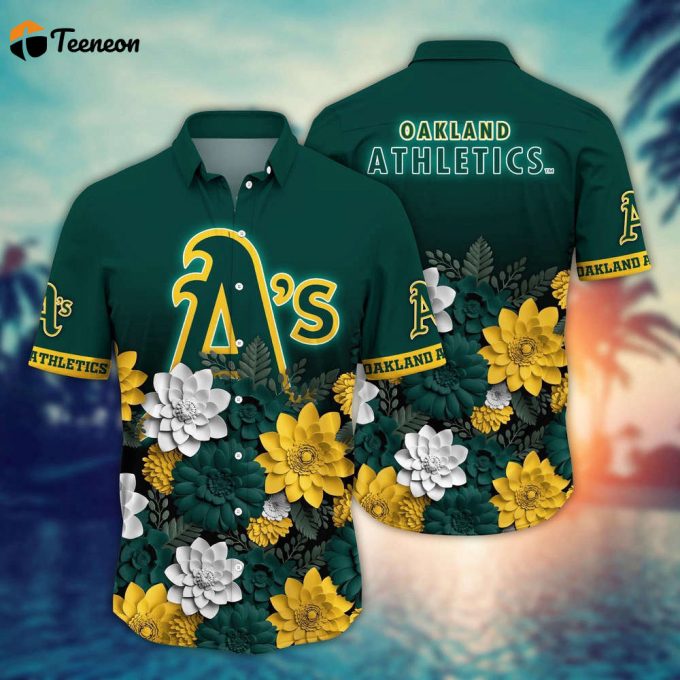 Mlb Oakland Athletics Hawaiian Shirt Hawaiian Heatwave For Sport Fan 1