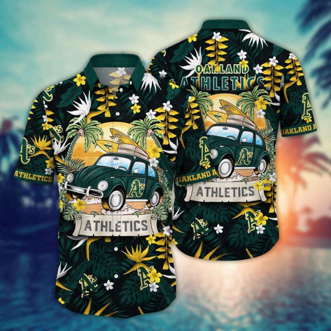 Mlb Oakland Athletics Hawaiian Shirt Summer Heatwave For Sports Fans 2