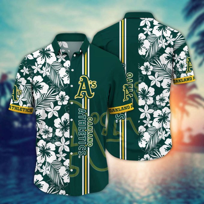 Mlb Oakland Athletics Hawaiian Shirt Swing Into Summer For Sports Fans 2