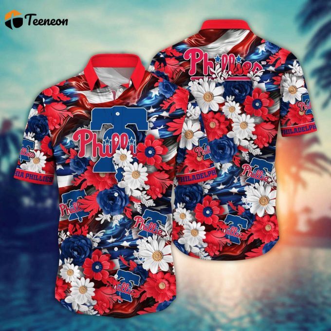 Mlb Philadelphia Phillies Hawaii Shirt Independence Day For Cool Fans 1