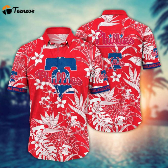 Mlb Philadelphia Phillies Hawaiian Shirt Breeze Through Summer Gift For Fans 1