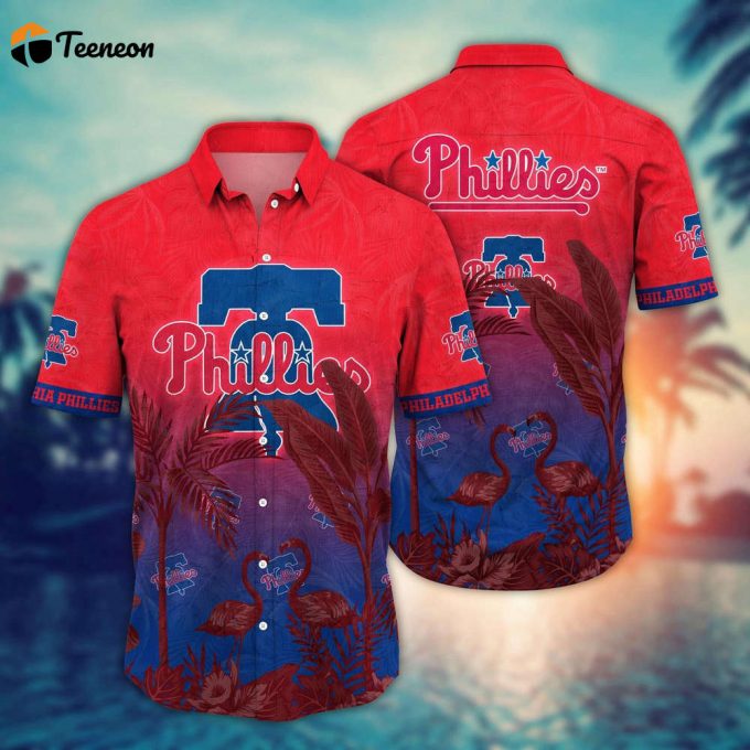 Mlb Philadelphia Phillies Hawaiian Shirt Chase The Sunset Gift For Fans 1