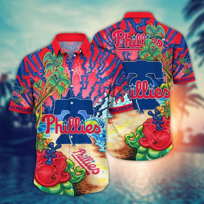 Mlb Philadelphia Phillies Hawaiian Shirt Diamond Dreamscape For Sports Fans 2