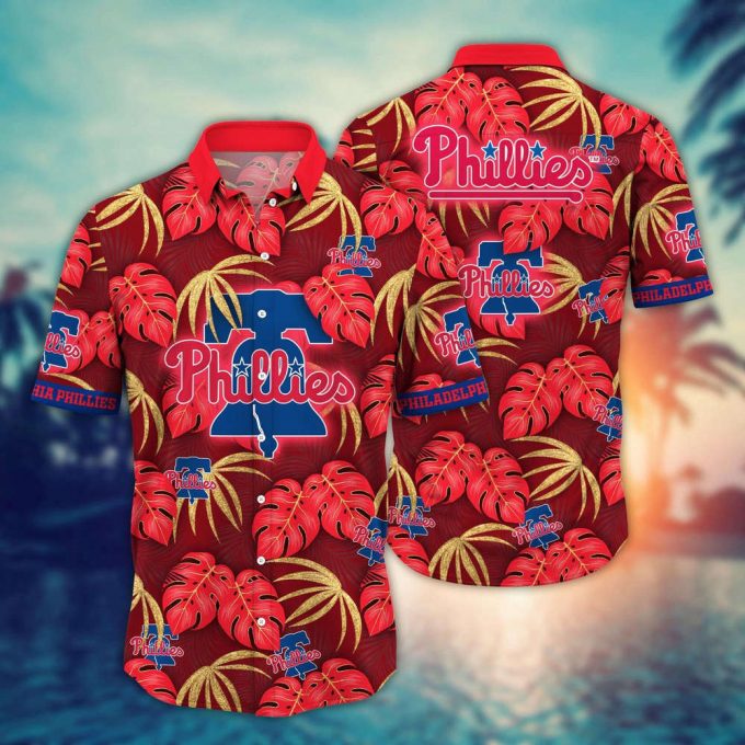 Mlb Philadelphia Phillies Hawaiian Shirt Floral Symphony Gift For Fans 2