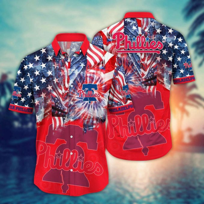 Mlb Philadelphia Phillies Hawaiian Shirt Flower Game Day Aloha Mlb Style For Fans 2