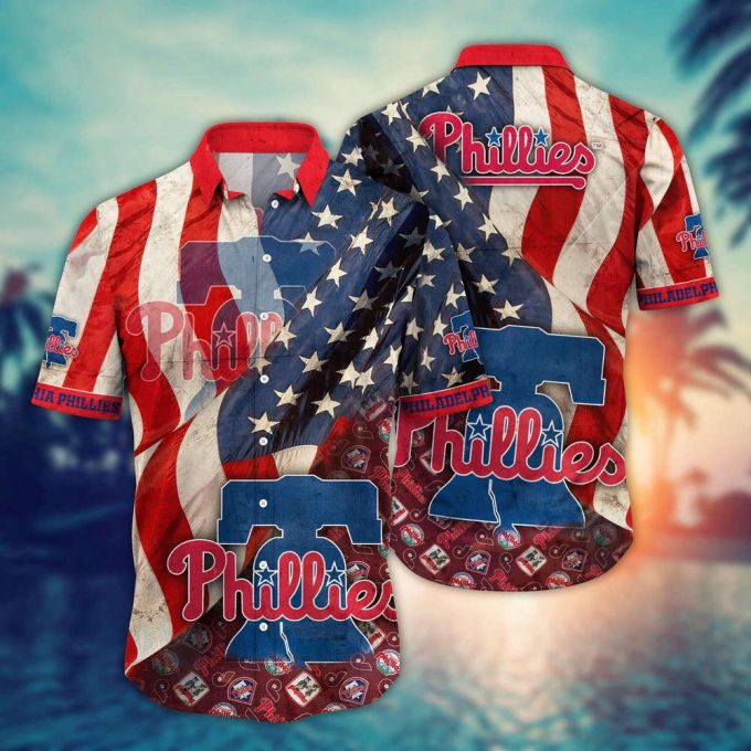 Mlb Philadelphia Phillies Hawaiian Shirt Flower Swing Into Hawaiianan Chic For Fans 2