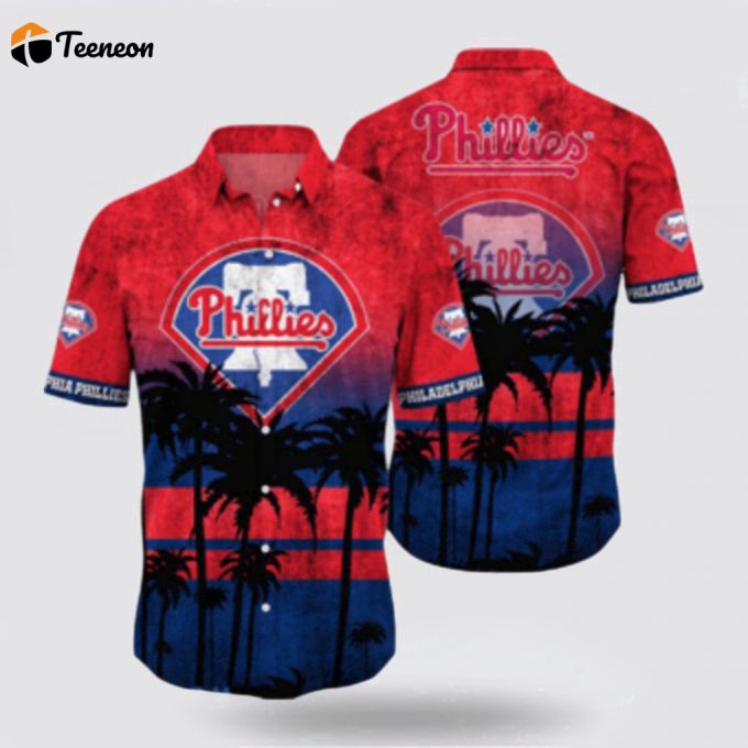 Mlb Philadelphia Phillies Hawaiian Shirt Immerse Yourself In The Sea Breeze For Fans 1