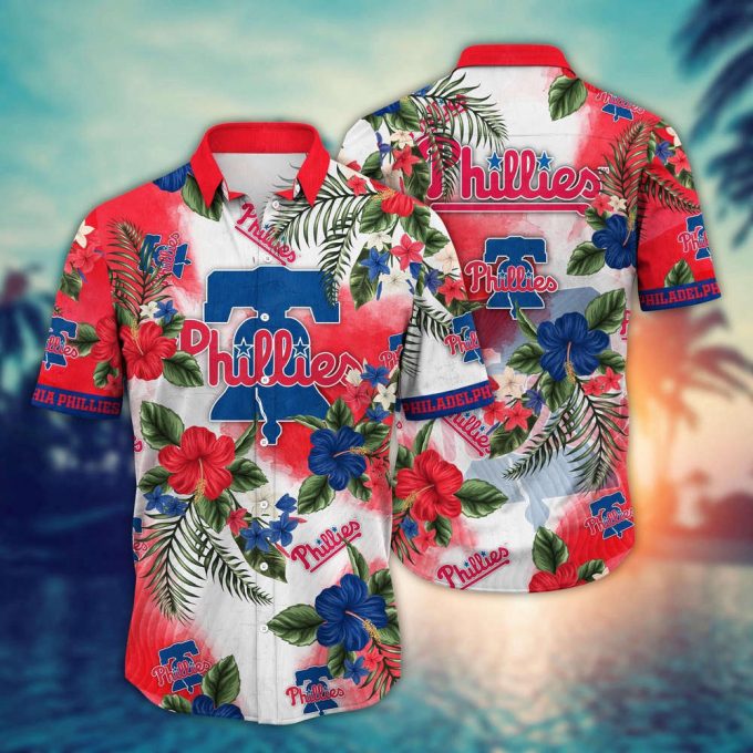 Mlb Philadelphia Phillies Hawaiian Shirt Pitch Perfect Bloom Gift For Fans 2