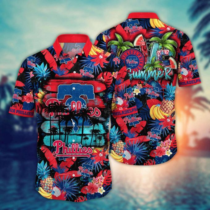 Mlb Philadelphia Phillies Hawaiian Shirt Pitch Perfect Style For Sports Fans 2