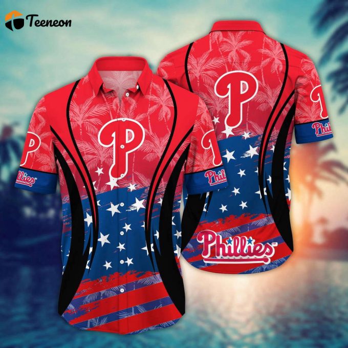 Mlb Philadelphia Phillies Hawaiian Shirt Vibrant Aloha For Cool Fans 1