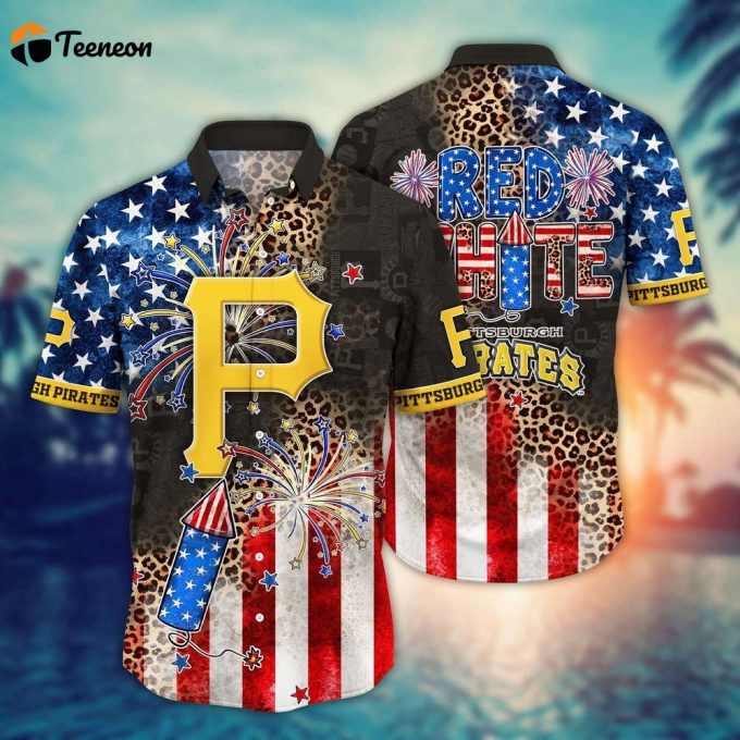 Mlb Pittsburgh Pirates Hawaii Shirt Independence Day Vibrant Aloha For Cool Fans 1