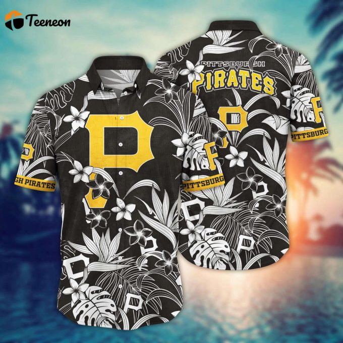 Mlb Pittsburgh Pirates Hawaiian Shirt Breeze Through Summer Gift For Fans 1