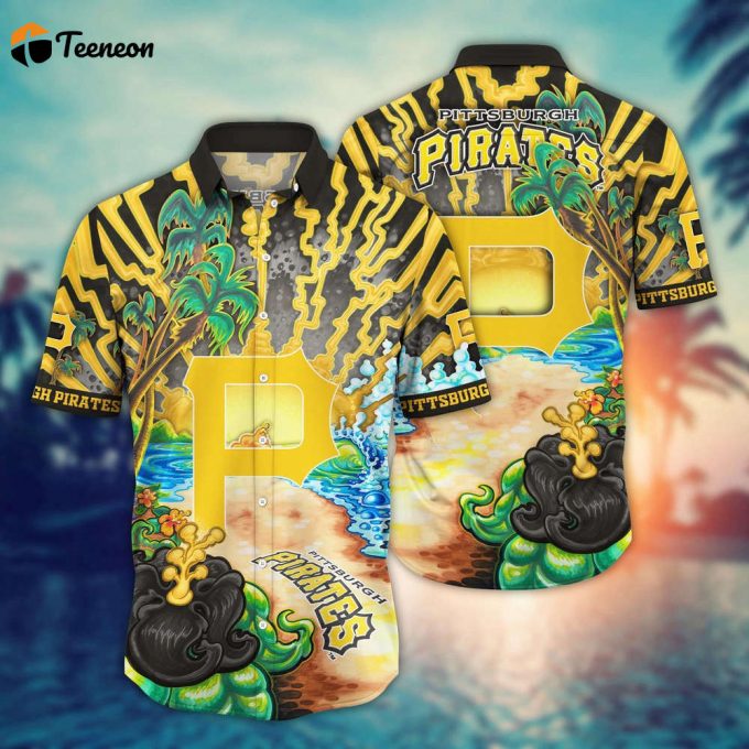 Mlb Pittsburgh Pirates Hawaiian Shirt Diamond Dreamscape For Sports Fans 1