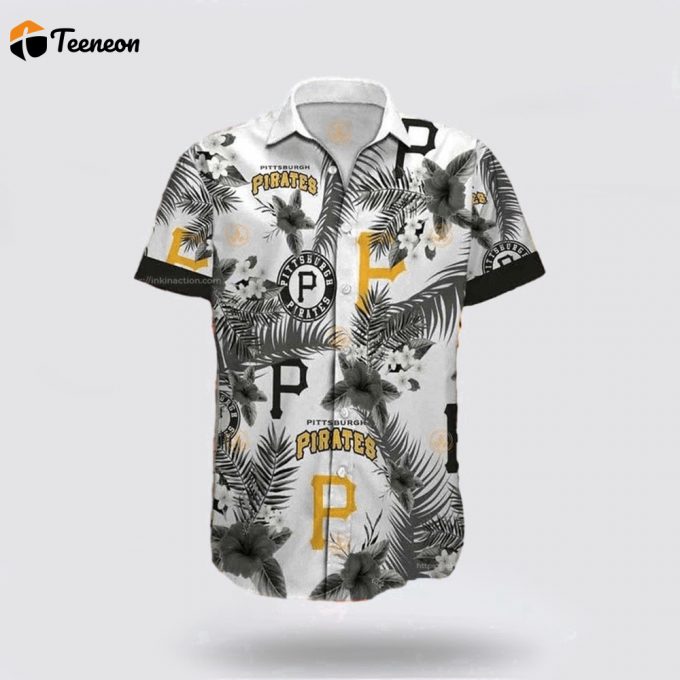 Mlb Pittsburgh Pirates Hawaiian Shirt Dive Into Tropical Style For Fans 1