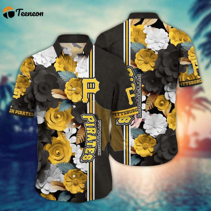 Mlb Pittsburgh Pirates Hawaiian Shirt Fashion Frenzy In Floral For Sport Fan 1