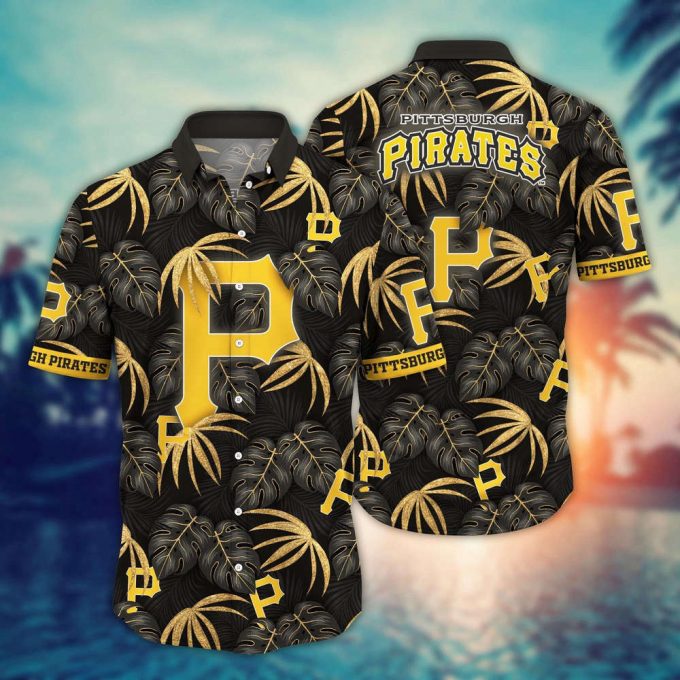 Mlb Pittsburgh Pirates Hawaiian Shirt Floral Symphony Gift For Fans 2