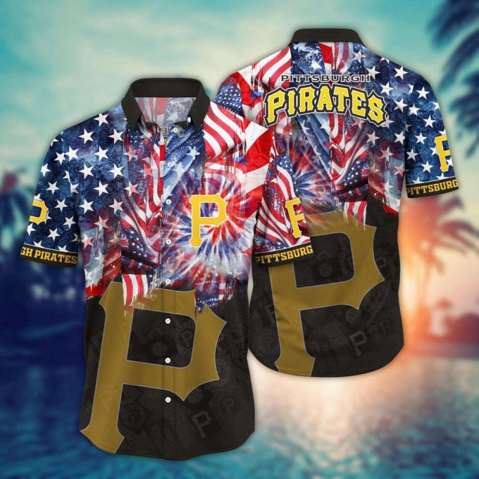 Mlb Pittsburgh Pirates Hawaiian Shirt Flower Game Day Aloha Mlb Style For Fans 2