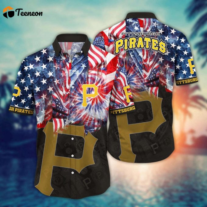 Mlb Pittsburgh Pirates Hawaiian Shirt Flower Game Day Aloha Mlb Style For Fans 1