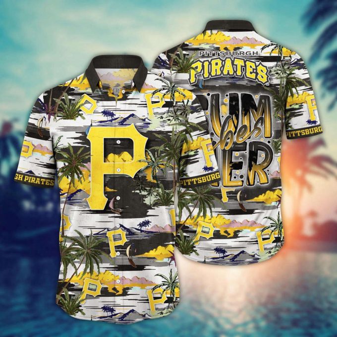 Mlb Pittsburgh Pirates Hawaiian Shirt Flower Grand Slam In Hawaiianan Flair For Fans 2