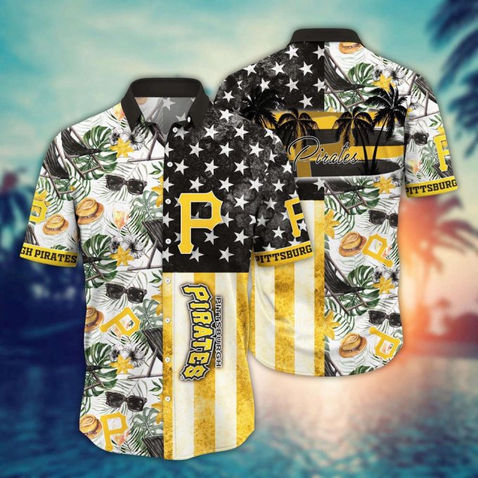 Mlb Pittsburgh Pirates Hawaiian Shirt Flower Home Run Threads For Fans 2