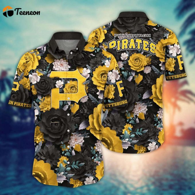 Mlb Pittsburgh Pirates Hawaiian Shirt Home Run Style For Sport Fan 1