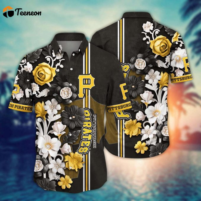 Mlb Pittsburgh Pirates Hawaiian Shirt Mlb Luau League Looks For Sport Fan 1