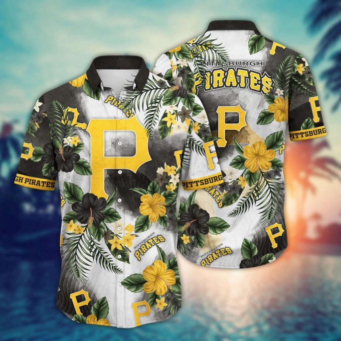 Mlb Pittsburgh Pirates Hawaiian Shirt Pitch Perfect Bloom Gift For Fans 2