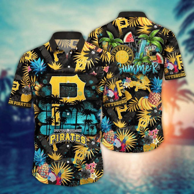 Mlb Pittsburgh Pirates Hawaiian Shirt Pitch Perfect Style For Sports Fans 2