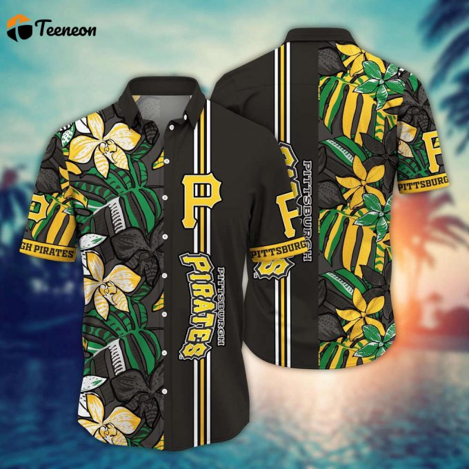 Mlb Pittsburgh Pirates Hawaiian Shirt Summer Swirl Gift For Fans 1