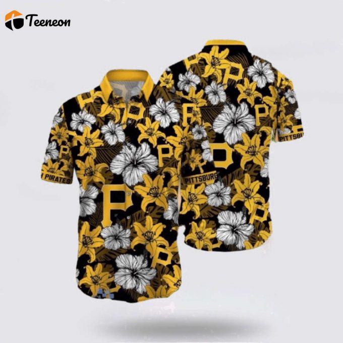 Mlb Pittsburgh Pirates Tropical Hawaiian Shirt Escape To Paradise Your Ultimate Tropical For Fans 1