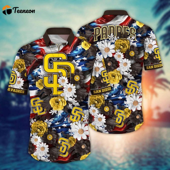 Mlb San Diego Padres Hawaii Shirt Independence Day For Cool Fans 1